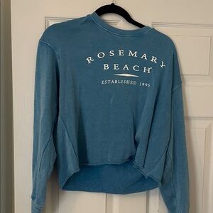 Blue Women's Top Runs small